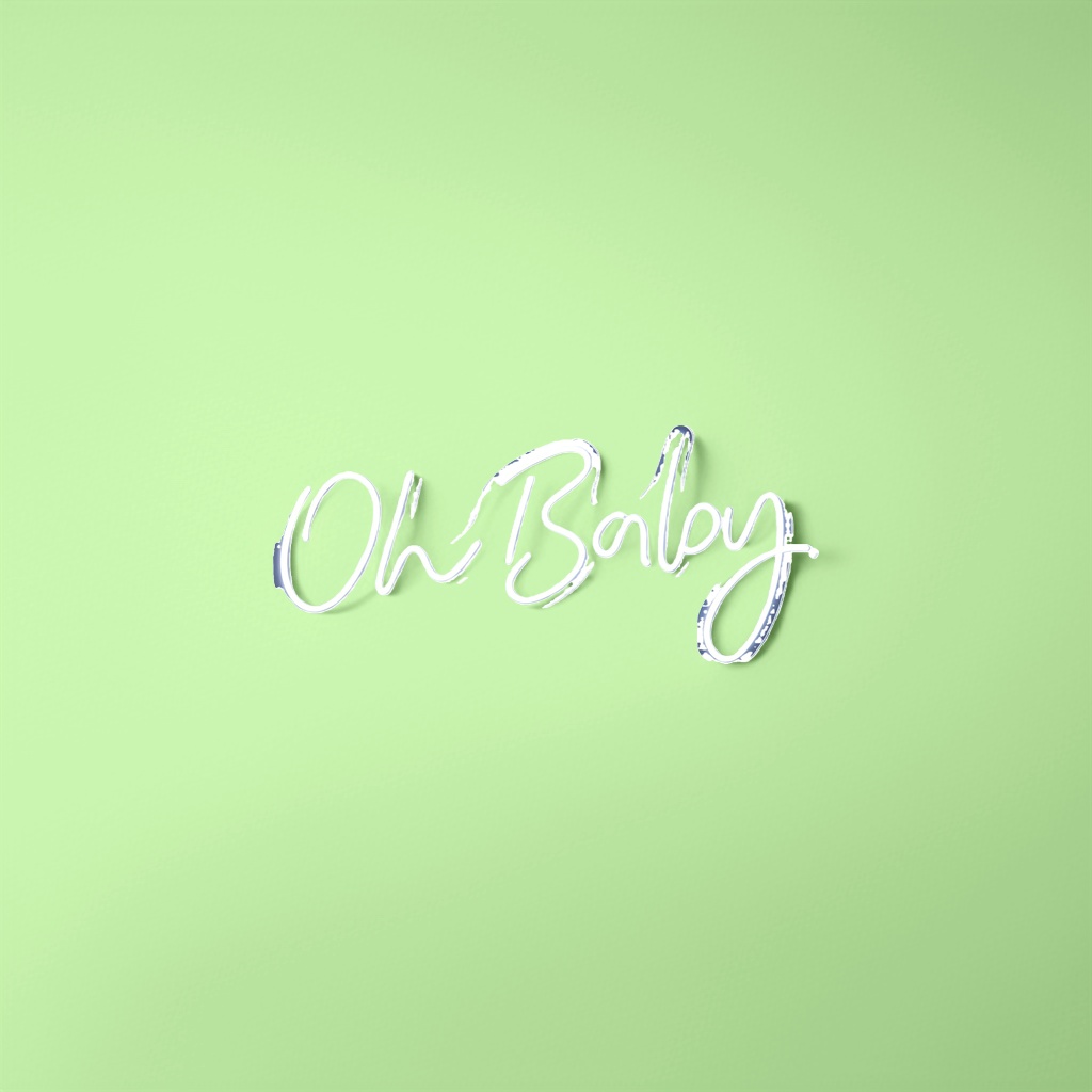 Неоновая вывеска OH Baby оптом из Китая — фотография поставщика