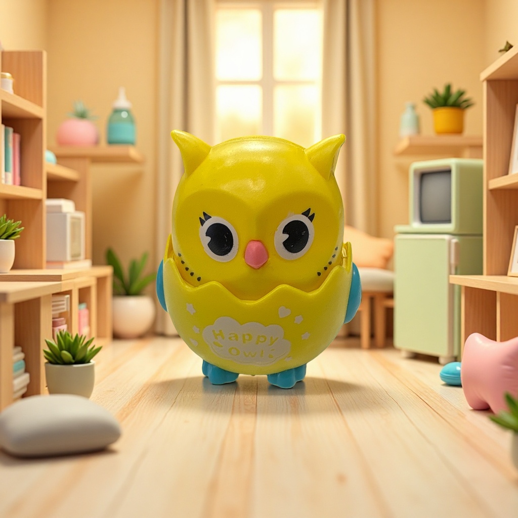 Мягкая игрушка «Совёнок» оптом из Китая — фотография поставщика