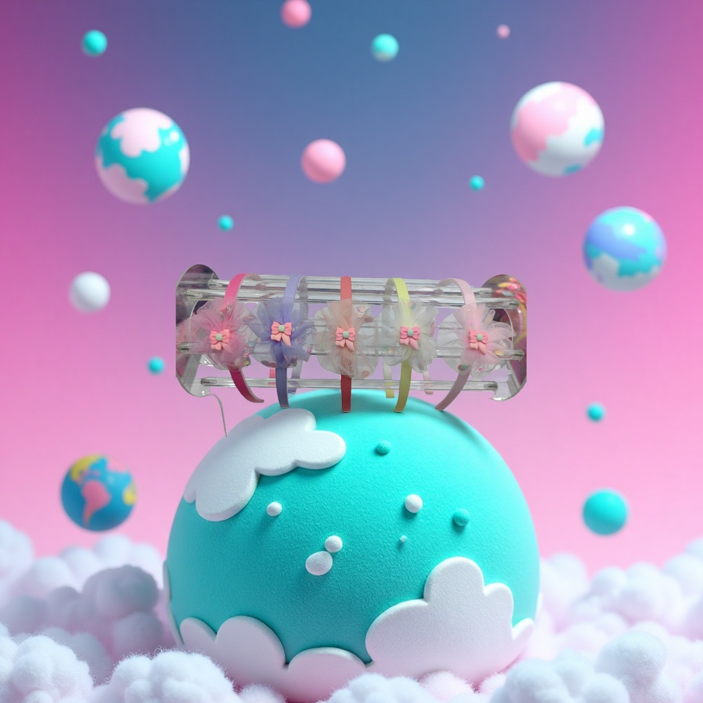 Резинка-бант из сетки оптом из Китая — фотография поставщика