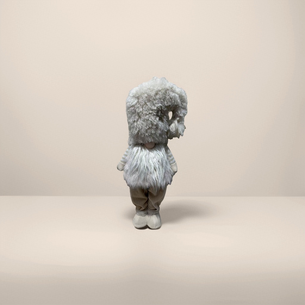 Новогодняя фигурка плюшевая белая оптом из Китая — фотография поставщика