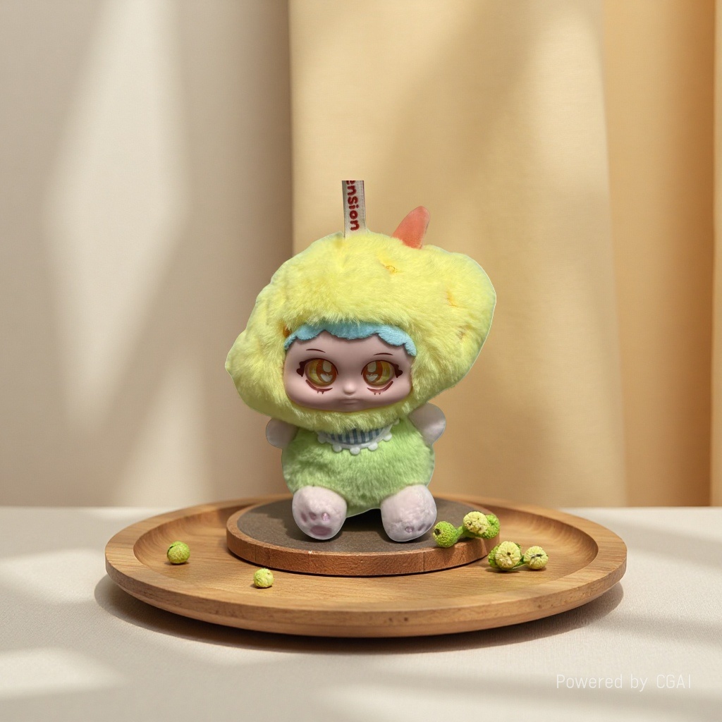 Игрушка-подвеска плюшевая с мордочкой зверька оптом из Китая — фотография поставщика