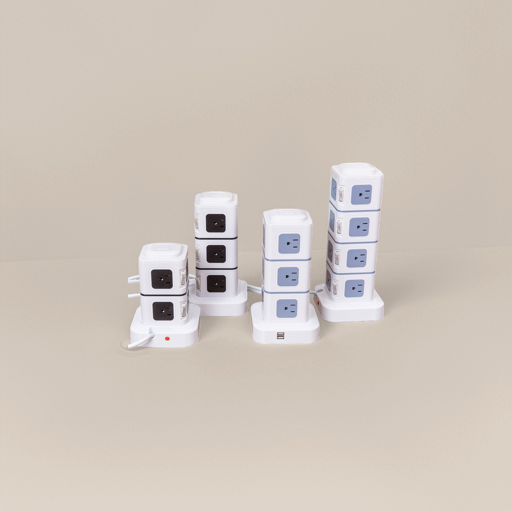Удлинитель с USB и кабелем 3 м оптом из Китая — фотография поставщика