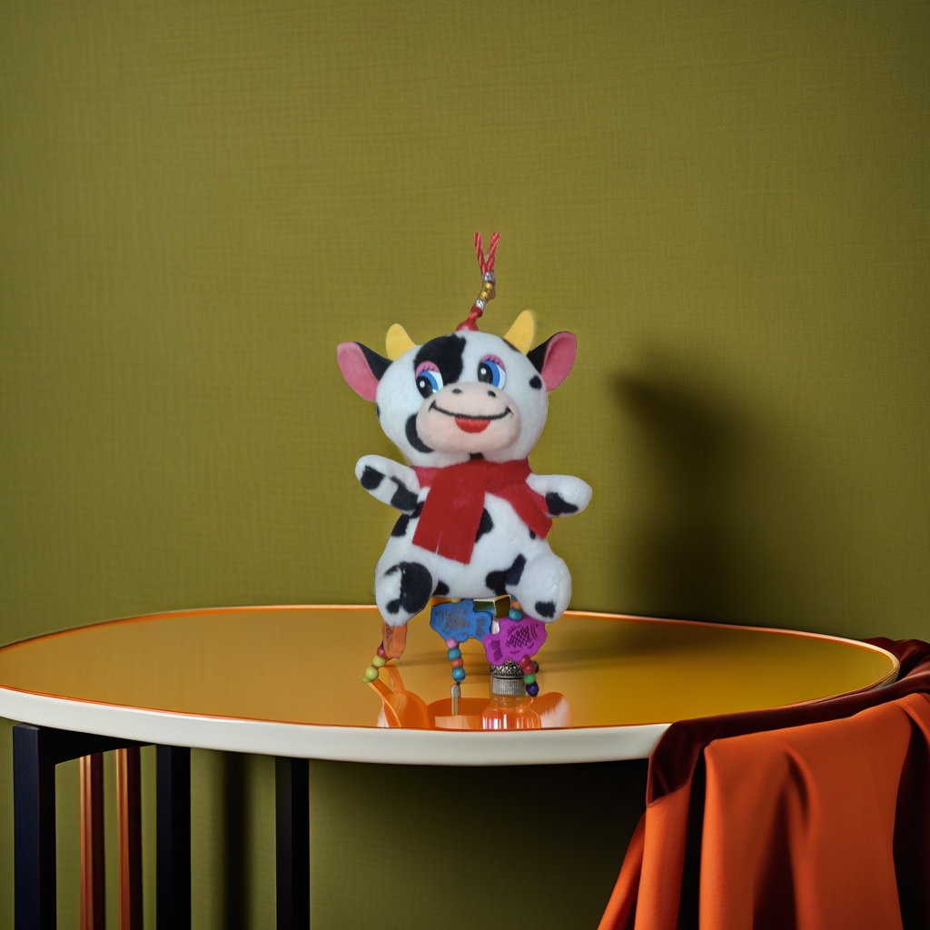 Мягкая игрушка «Коровка» оптом из Китая — фотография поставщика