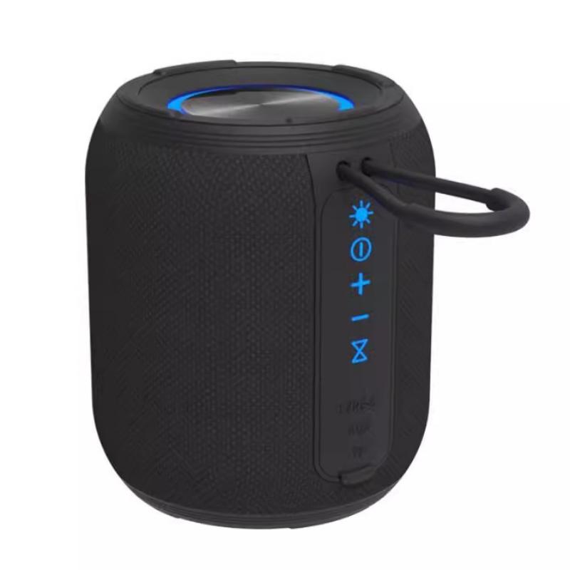 Колонка Bluetooth с RGB-подсветкой, синяя оптом из Китая — фотография поставщика