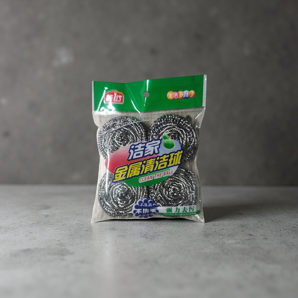 Мочалка металлическая для посуды оптом из Китая — фотография поставщика