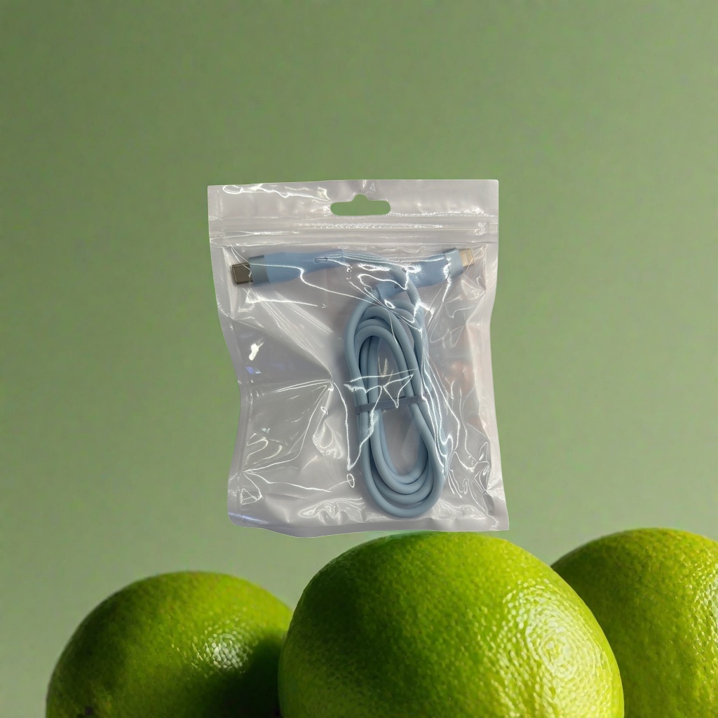Кабель USB для зарядки голубой оптом из Китая — фотография поставщика