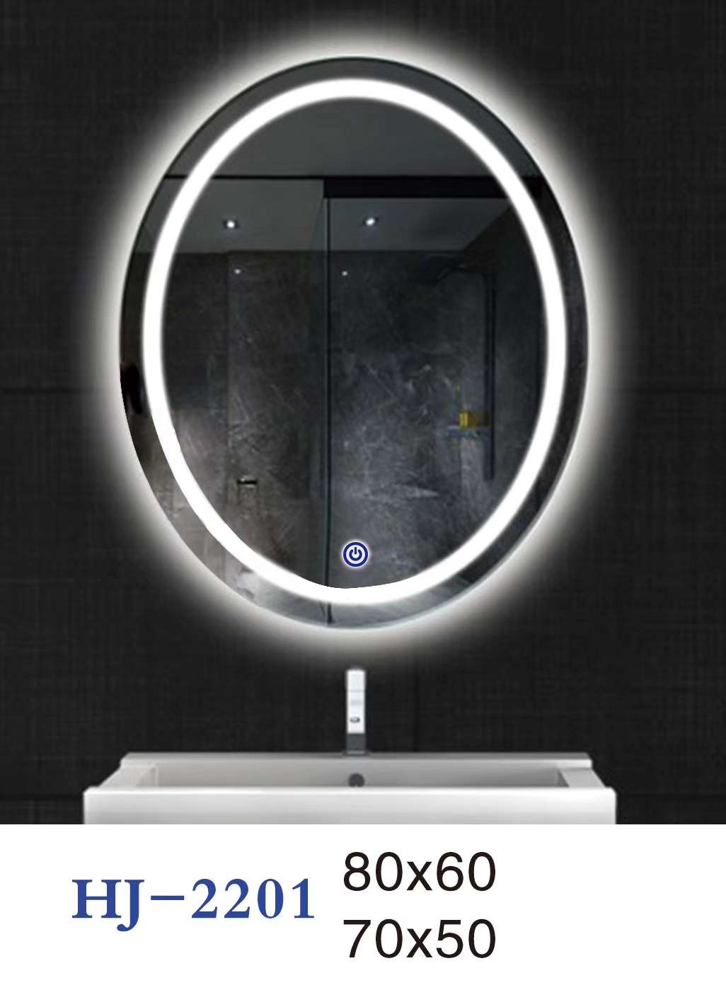 Зеркало для ванной с LED-подсветкой оптом из Китая — фотография поставщика
