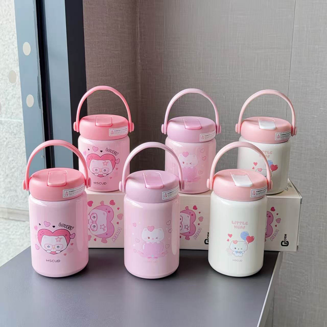 Термокружка с двойной системой питья оптом из Китая — фотография поставщика