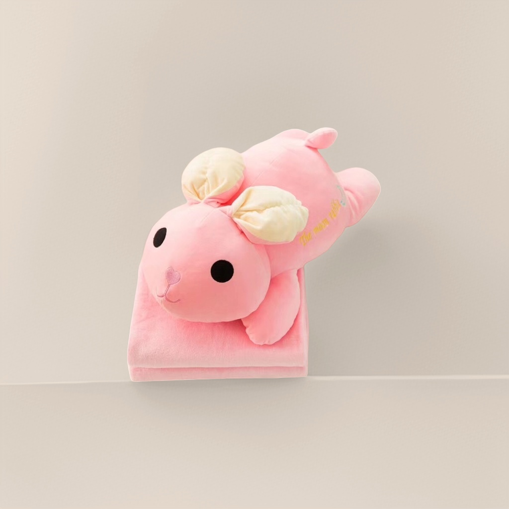 Мягкая игрушка-подушка «Кролик» оптом из Китая — фотография поставщика