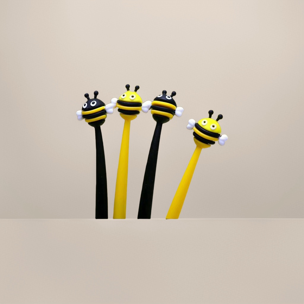 Ручка-пчёлка, жёлто-чёрная оптом из Китая — фотография поставщика