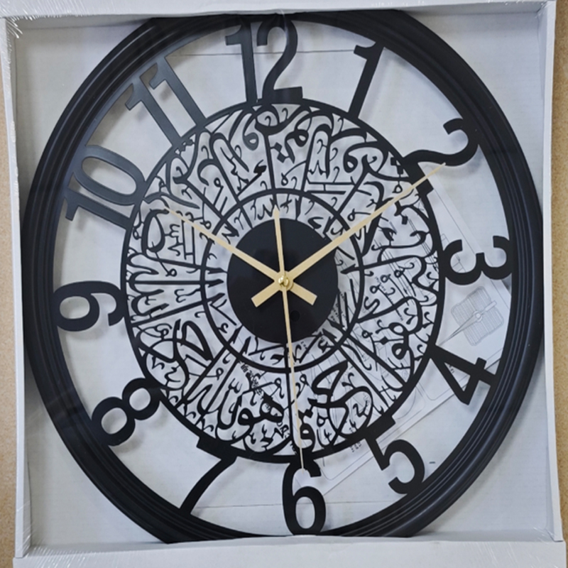 Часы настенные с арабской каллиграфией оптом из Китая — фотография поставщика