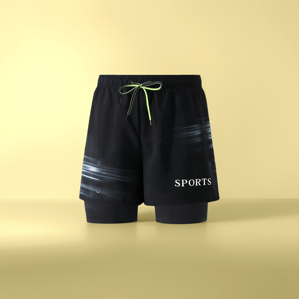 Плавки двухслойные SPORTS оптом из Китая — фотография поставщика