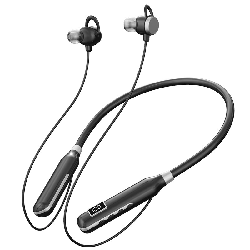 Наушники Bluetooth BT-7 с шейным ободом и дисплеем оптом из Китая — фотография поставщика
