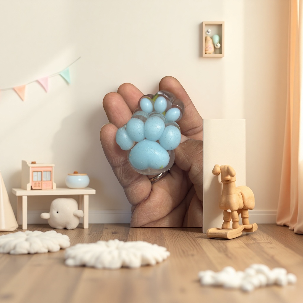 Шар декоративный голубой оптом из Китая — фотография поставщика
