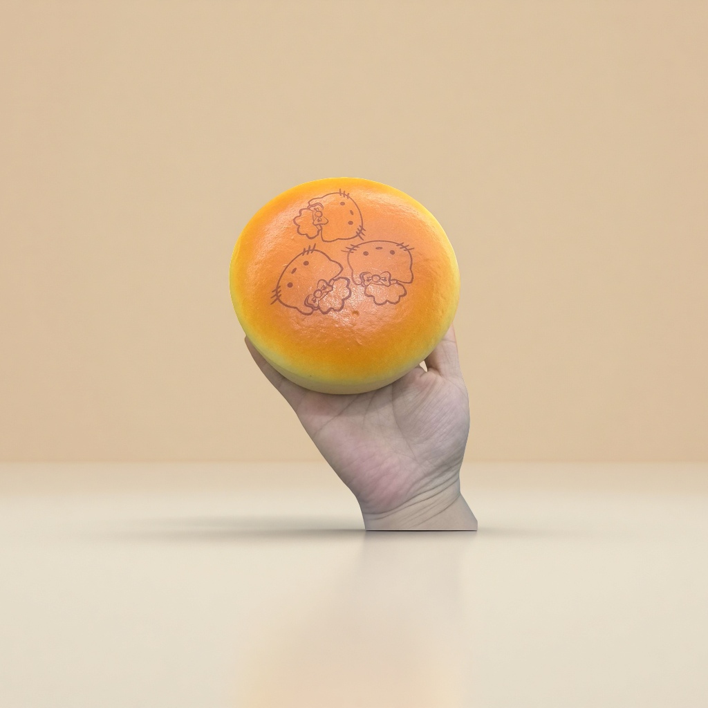 Мягкая игрушка-булочка с котиками оптом из Китая — фотография поставщика
