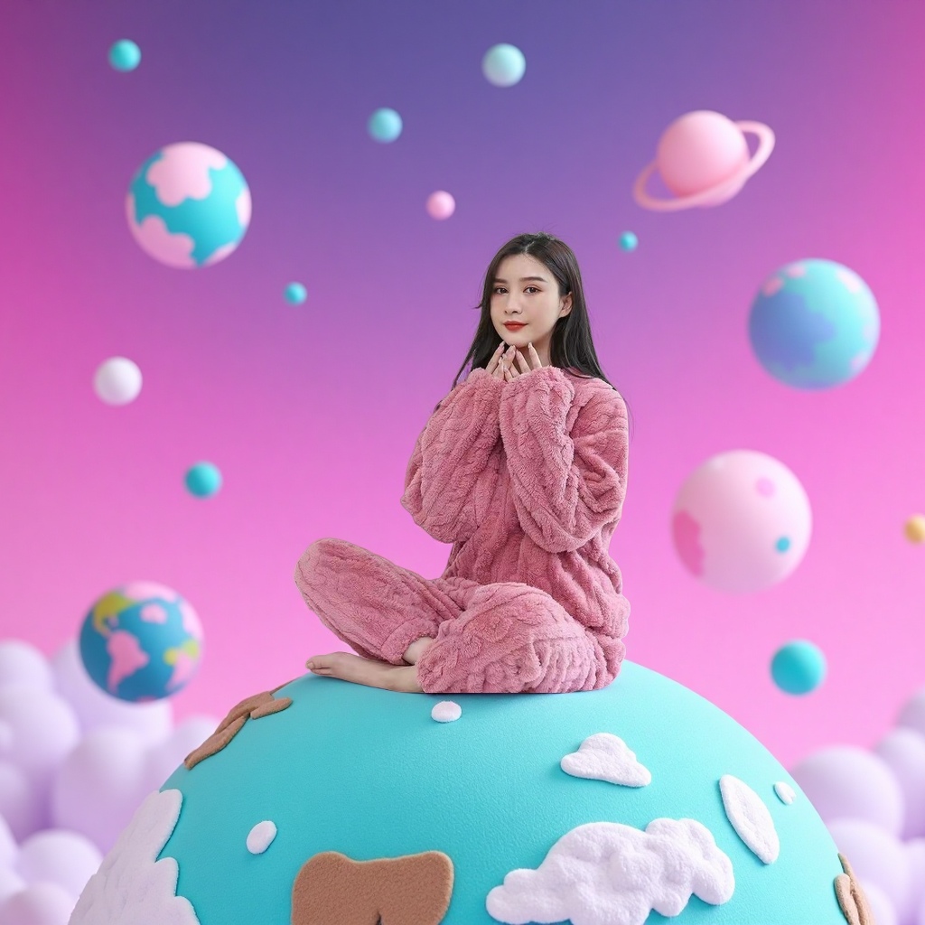 Костюм домашний из кораллового велюра розовый оптом из Китая — фотография поставщика