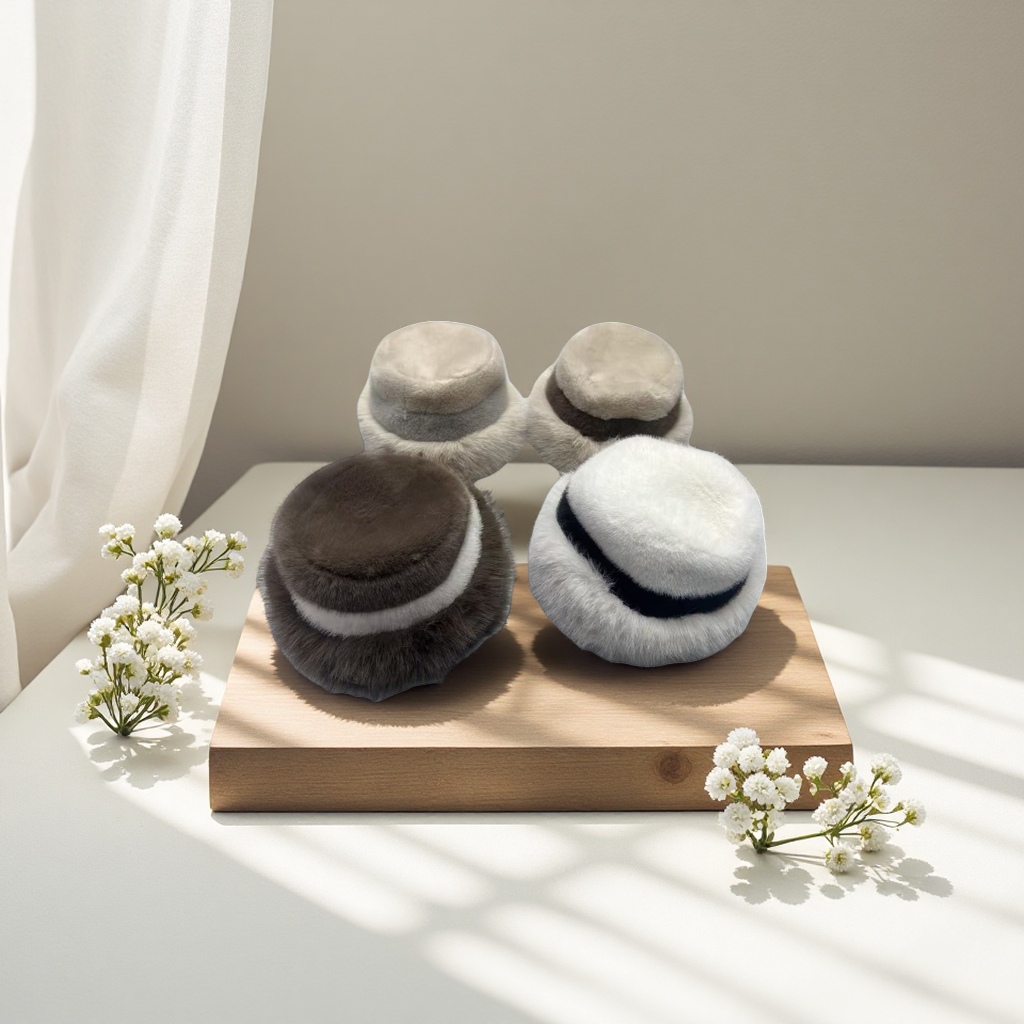 Панама плюшевая тёплая унисекс оптом из Китая — фотография поставщика