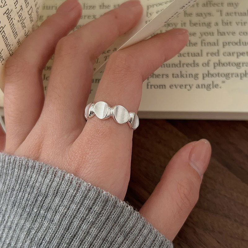 Кольцо из серебра 925 пробы незамкнутое оптом из Китая — фотография поставщика