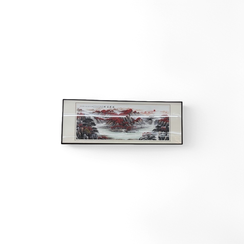 Картина «Пейзаж» в раме из массива оптом из Китая — фотография поставщика