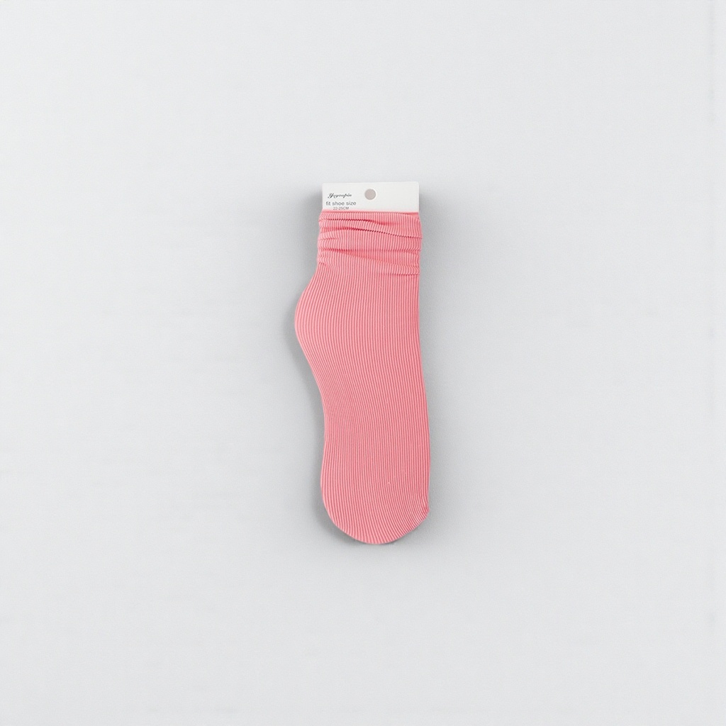 Носки средние в розовую полоску унисекс оптом из Китая — фотография поставщика