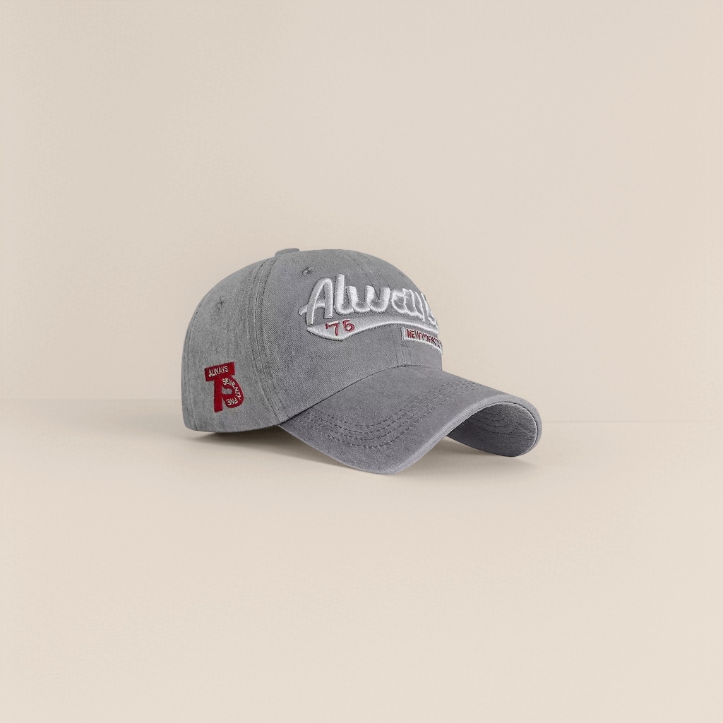 Бейсболка серая хлопковая спортивная оптом из Китая — фотография поставщика