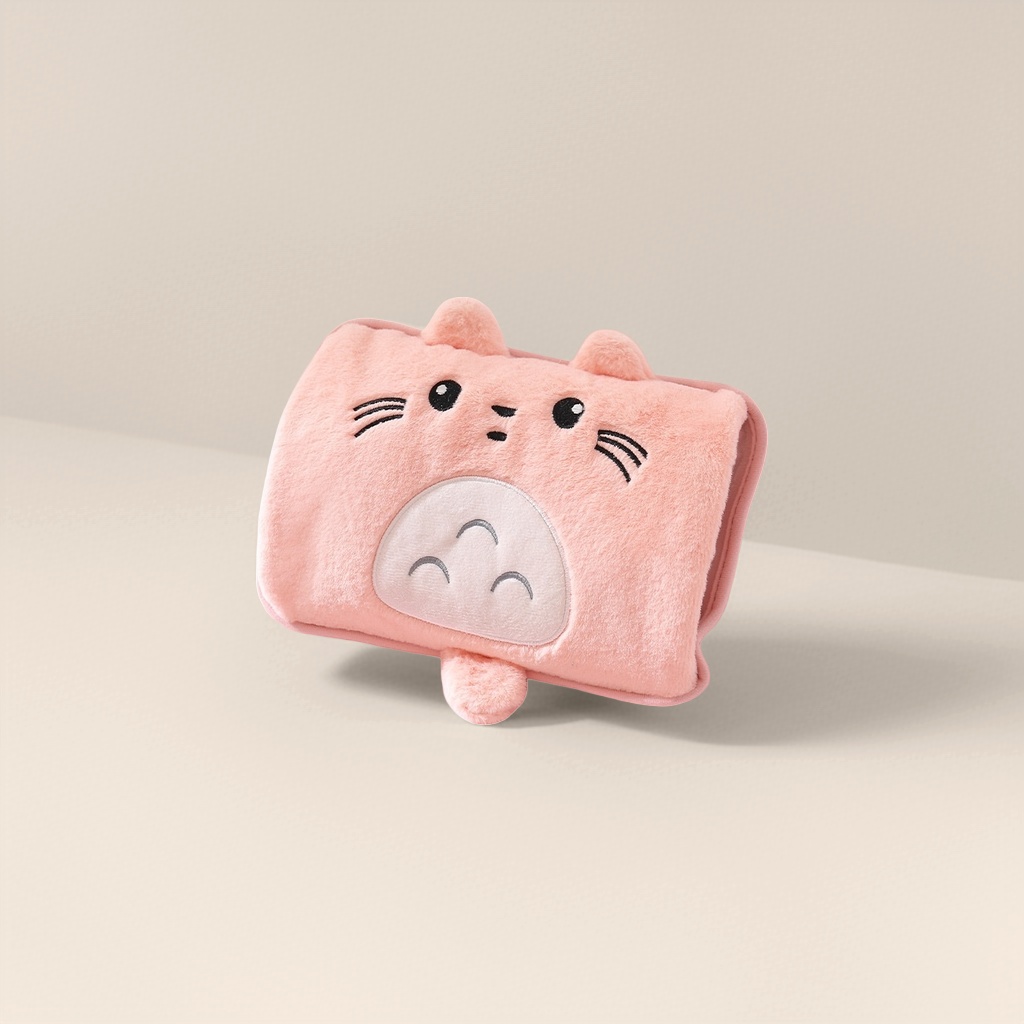 Грелка для рук USB в форме кошки розовая оптом из Китая — фотография поставщика