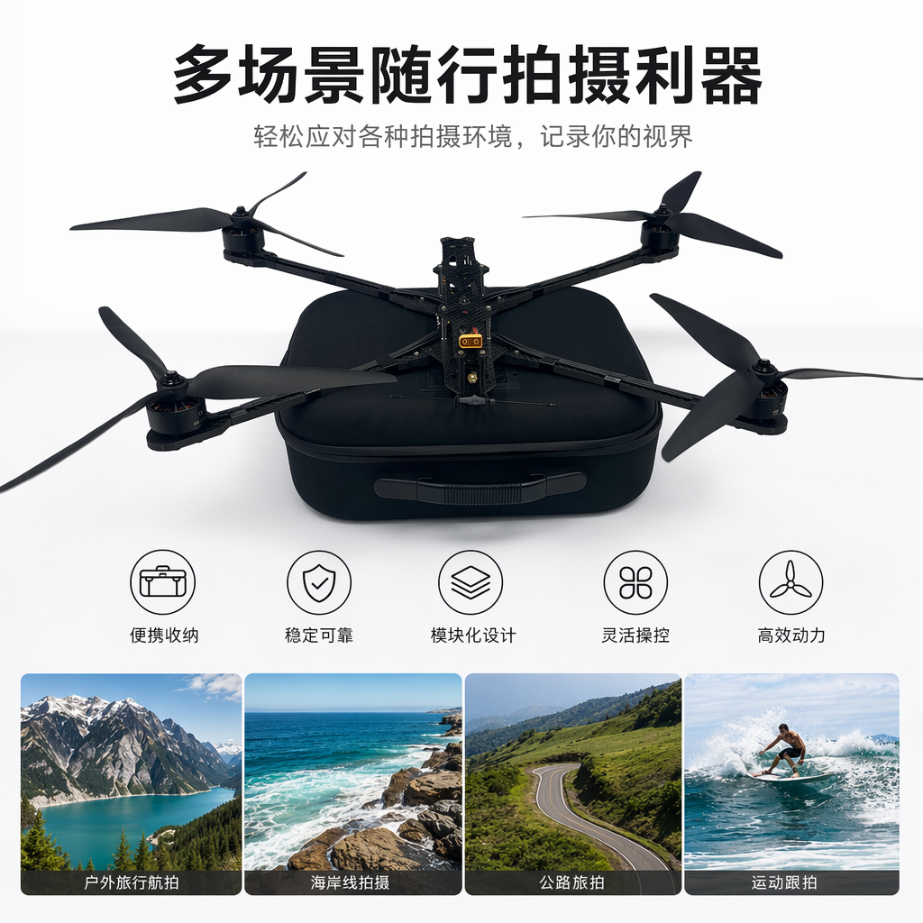 Квадрокоптер FPV с подвесом и камерой оптом из Китая — фотография поставщика