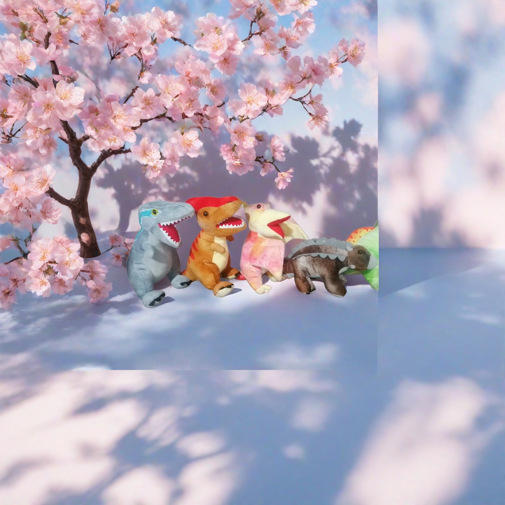 Мягкая игрушка динозаврик разноцветный оптом из Китая — фотография поставщика