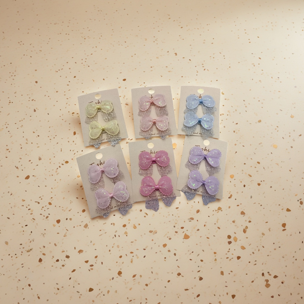 Заколка с бантом и пайетками оптом из Китая — фотография поставщика