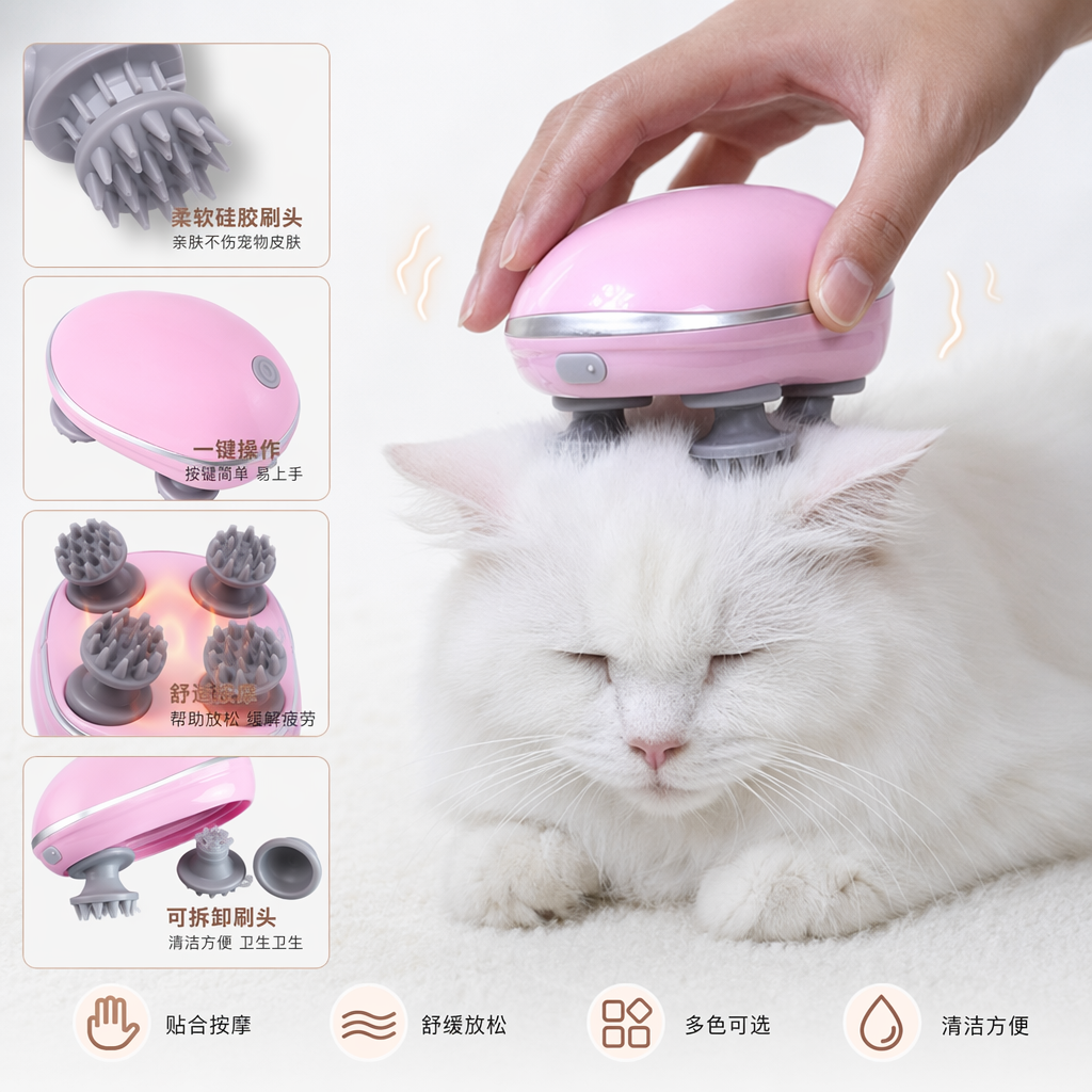 Расчёска электрическая для кошек оптом из Китая — фотография поставщика