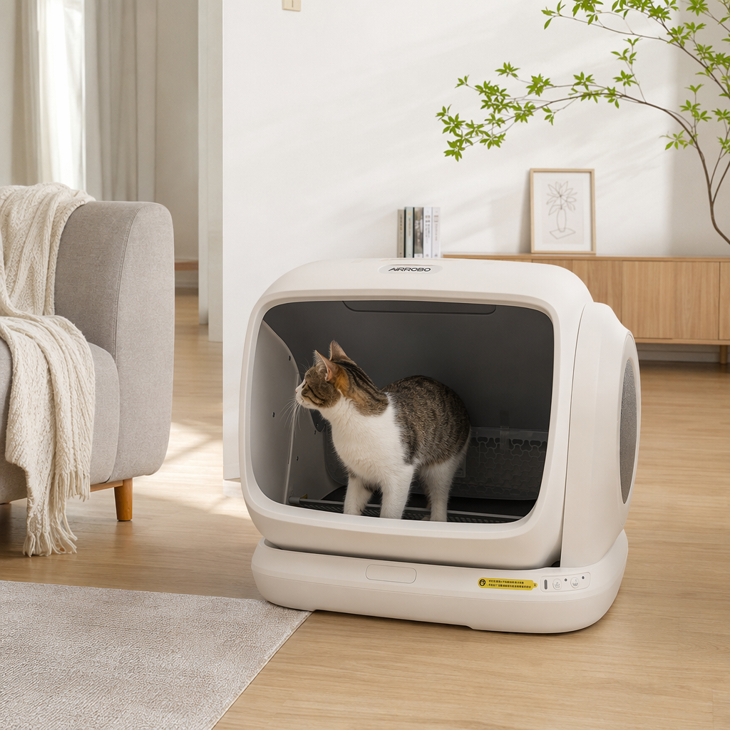 Туалет для кошек с автоматической очисткой оптом из Китая — фотография 2