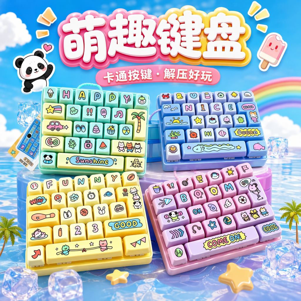 Игрушка-антистресс в виде клавиш клавиатуры оптом из Китая — фотография 3