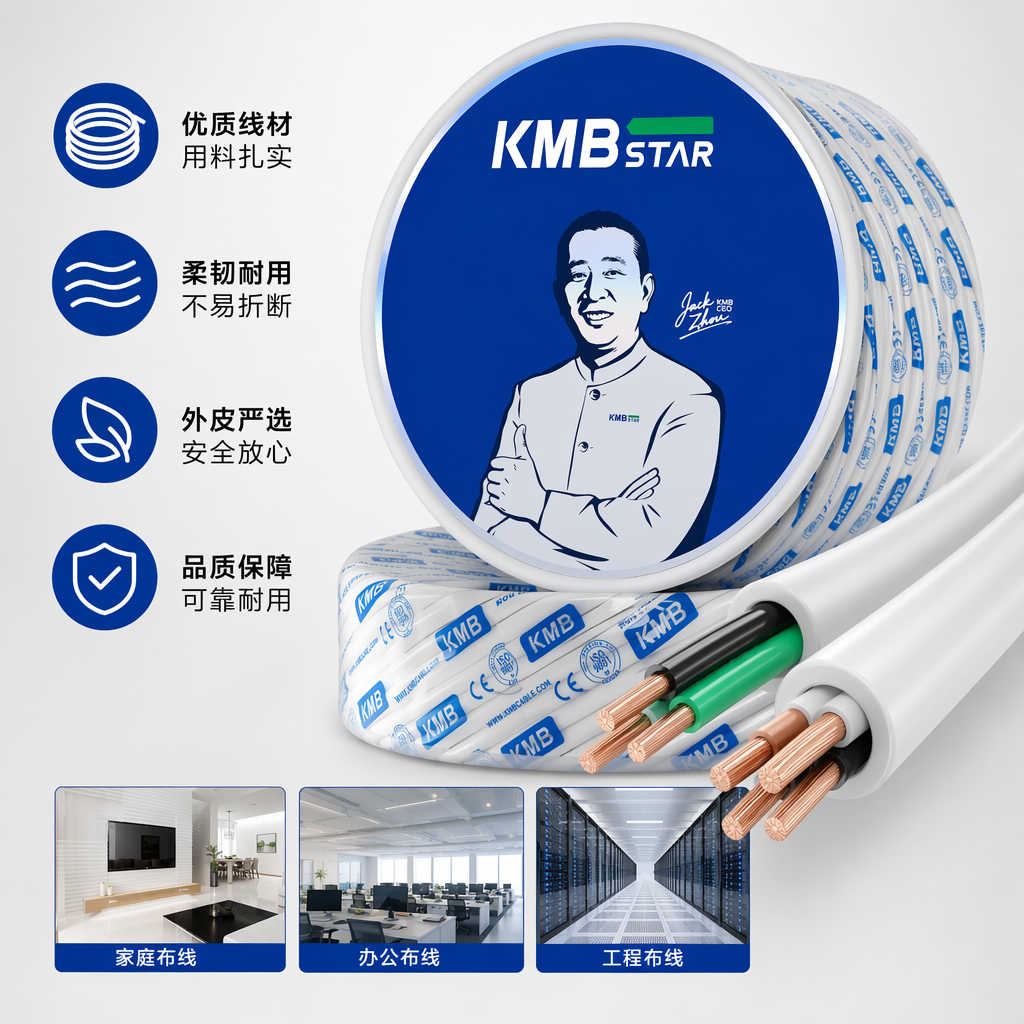 Кабель гибкий KMB STAR 3 × 1,5 оптом из Китая — фотография поставщика