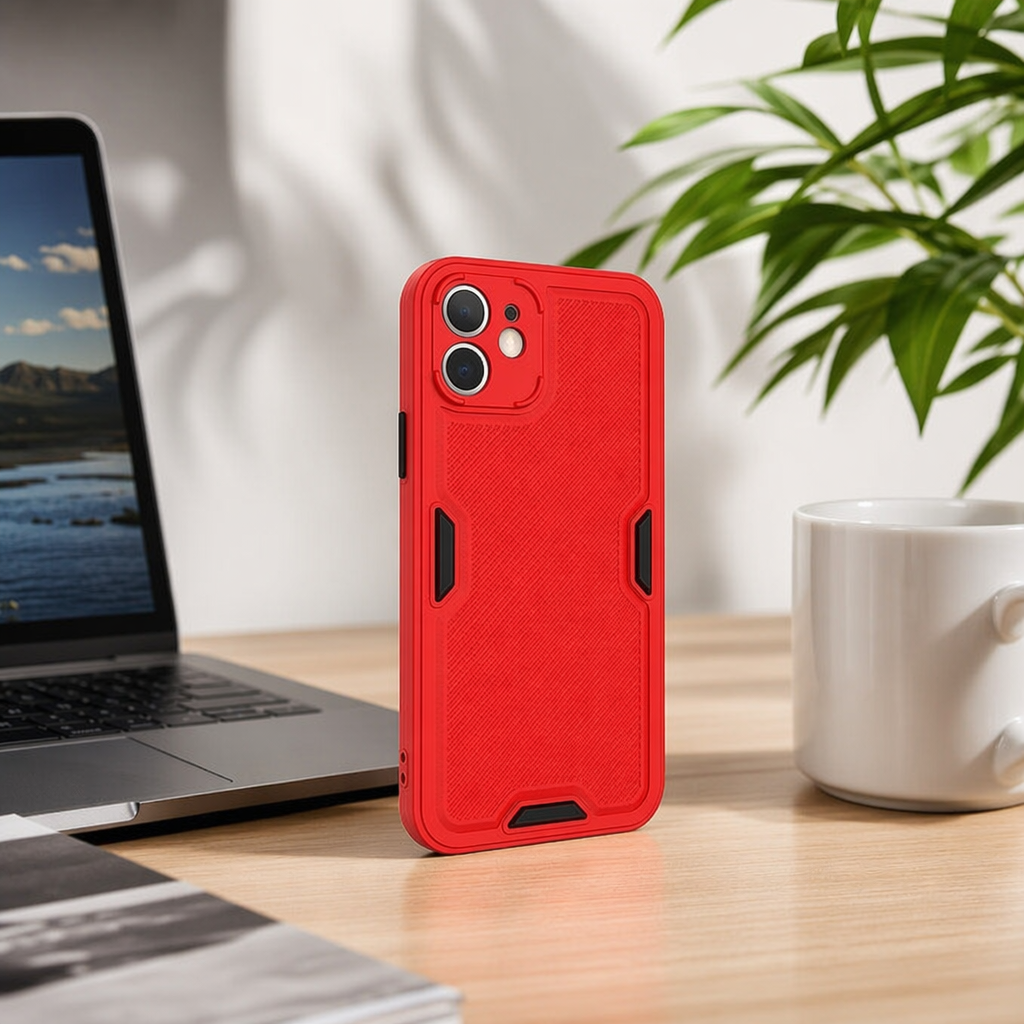 Чехол красный мягкий для смартфона оптом из Китая — фотография 2