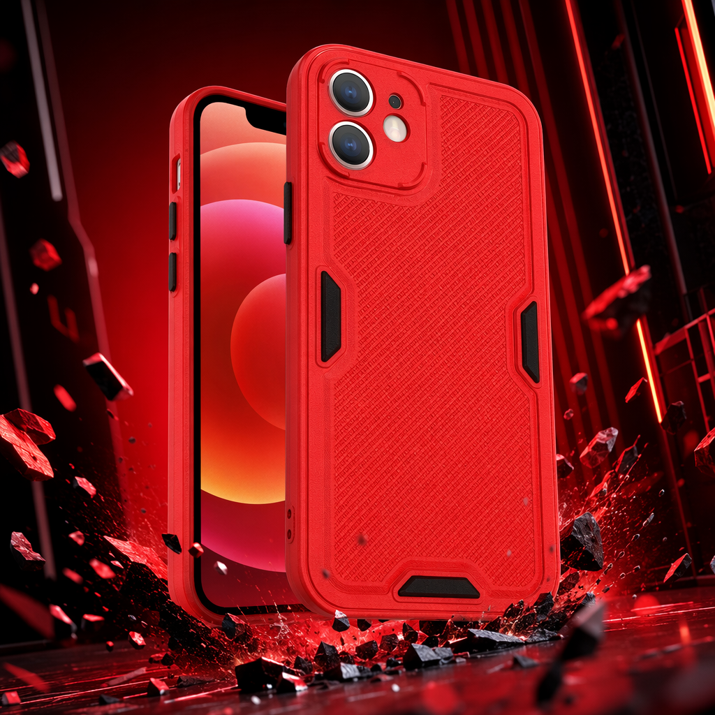 Чехол красный мягкий для смартфона оптом из Китая — фотография 3