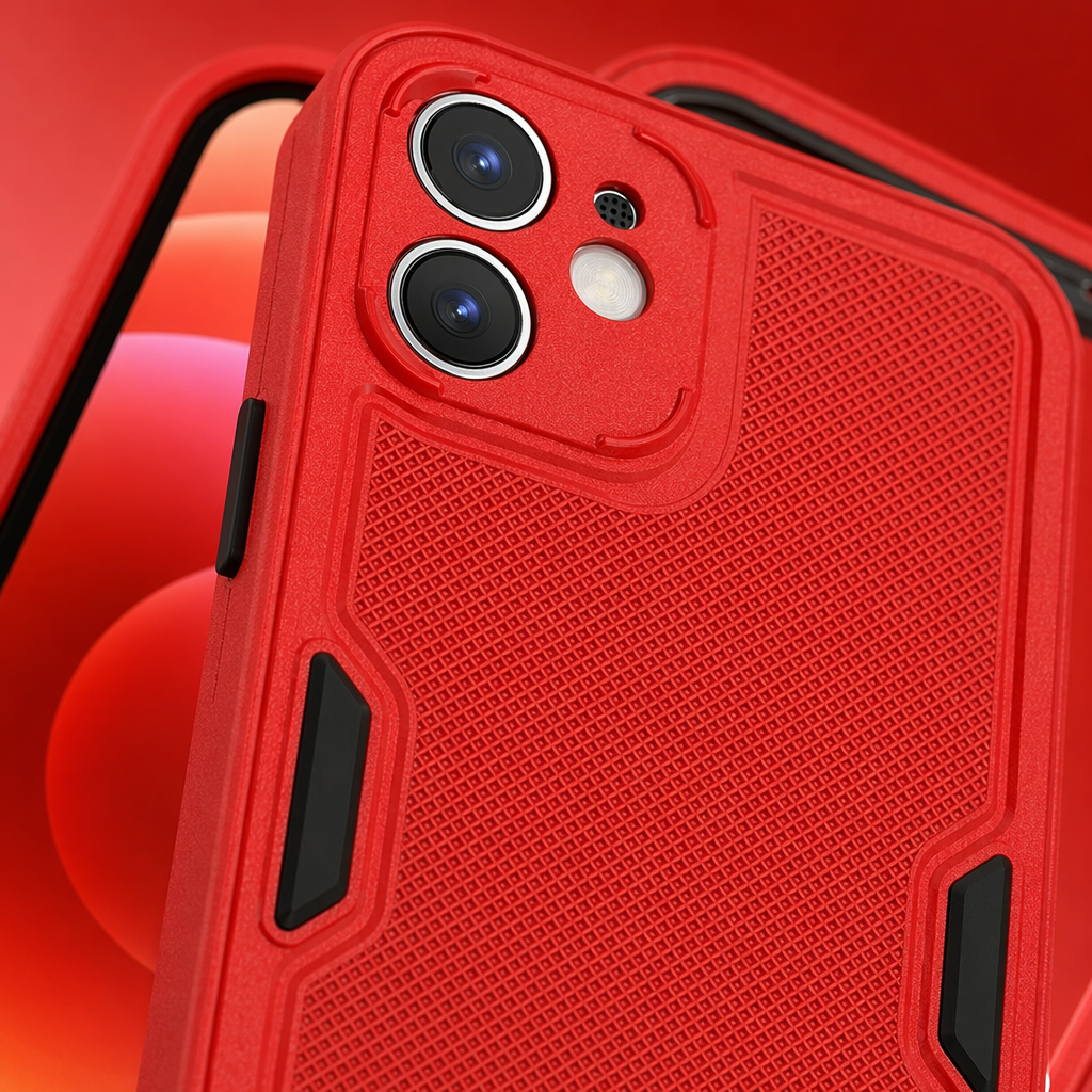 Чехол красный мягкий для смартфона оптом из Китая — фотография 4