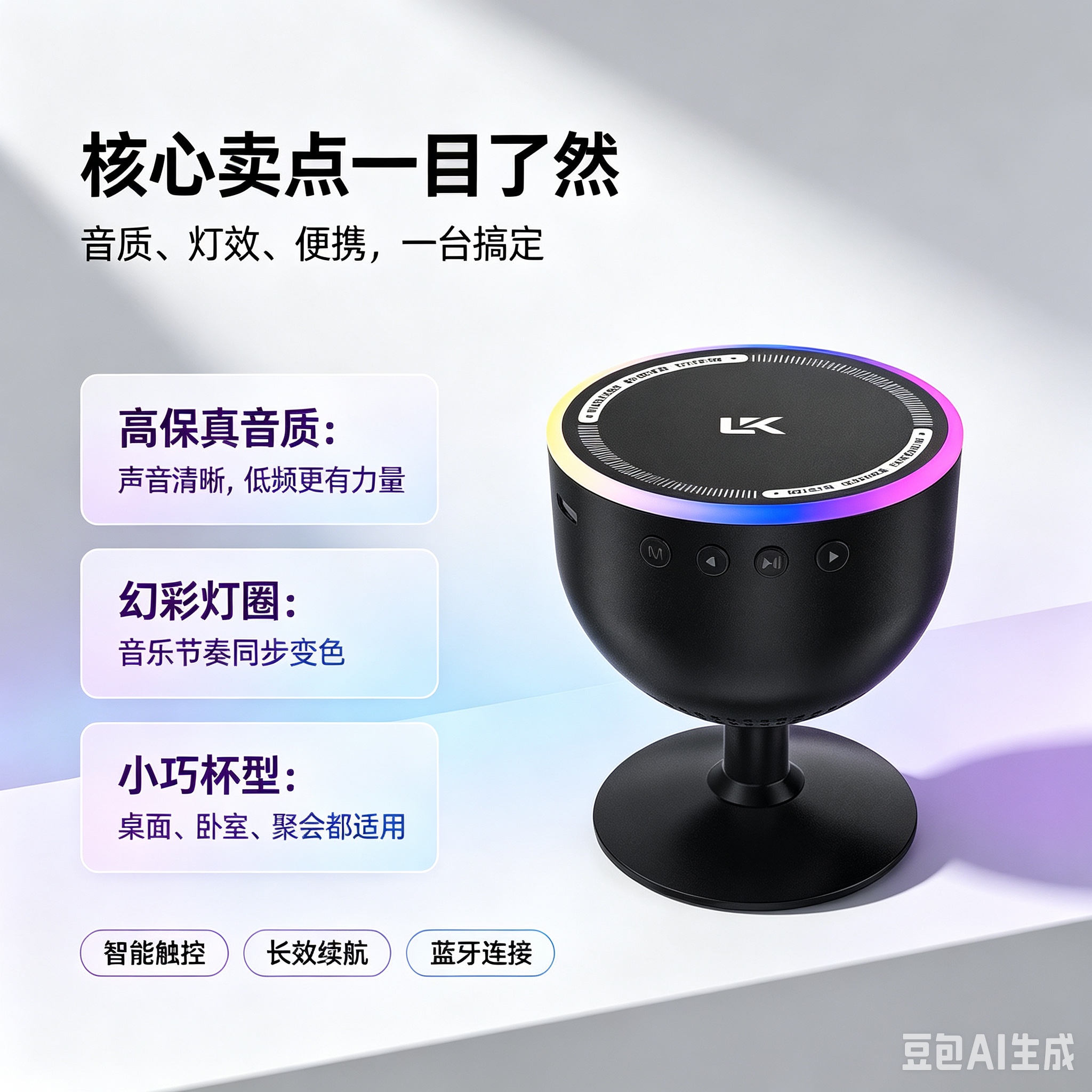 Колонка портативная беспроводная YZJ-023 оптом из Китая — фотография 4