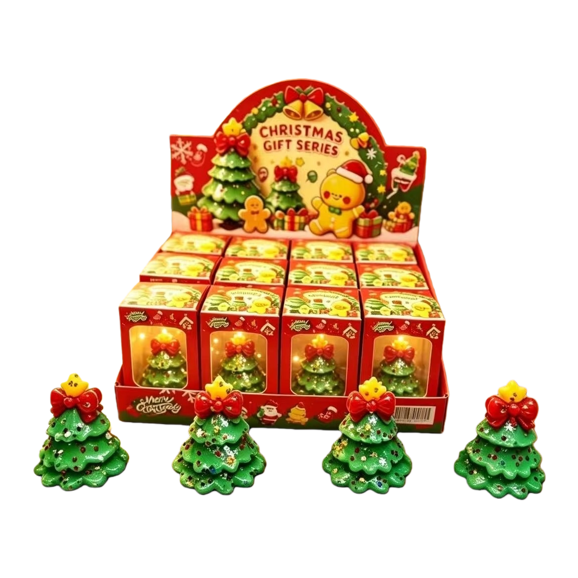 Ветка новогодняя декоративная зелёная оптом из Китая — фотография 5