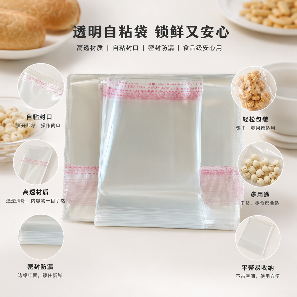 Пакеты полиэтиленовые плотные для хранения продуктов оптом из Китая — фотография поставщика