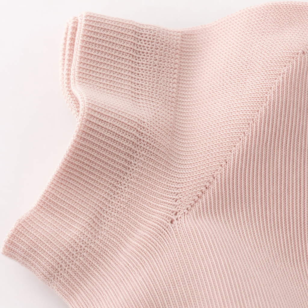 Носки короткие женские хлопковые розовые оптом из Китая — фотография 4