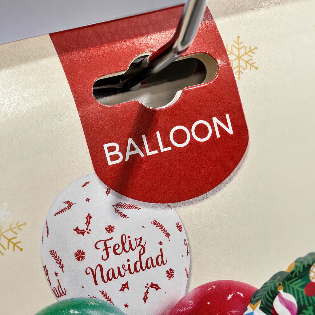 Набор воздушных шаров рождественский «Feliz Navidad» оптом из Китая — фотография 4