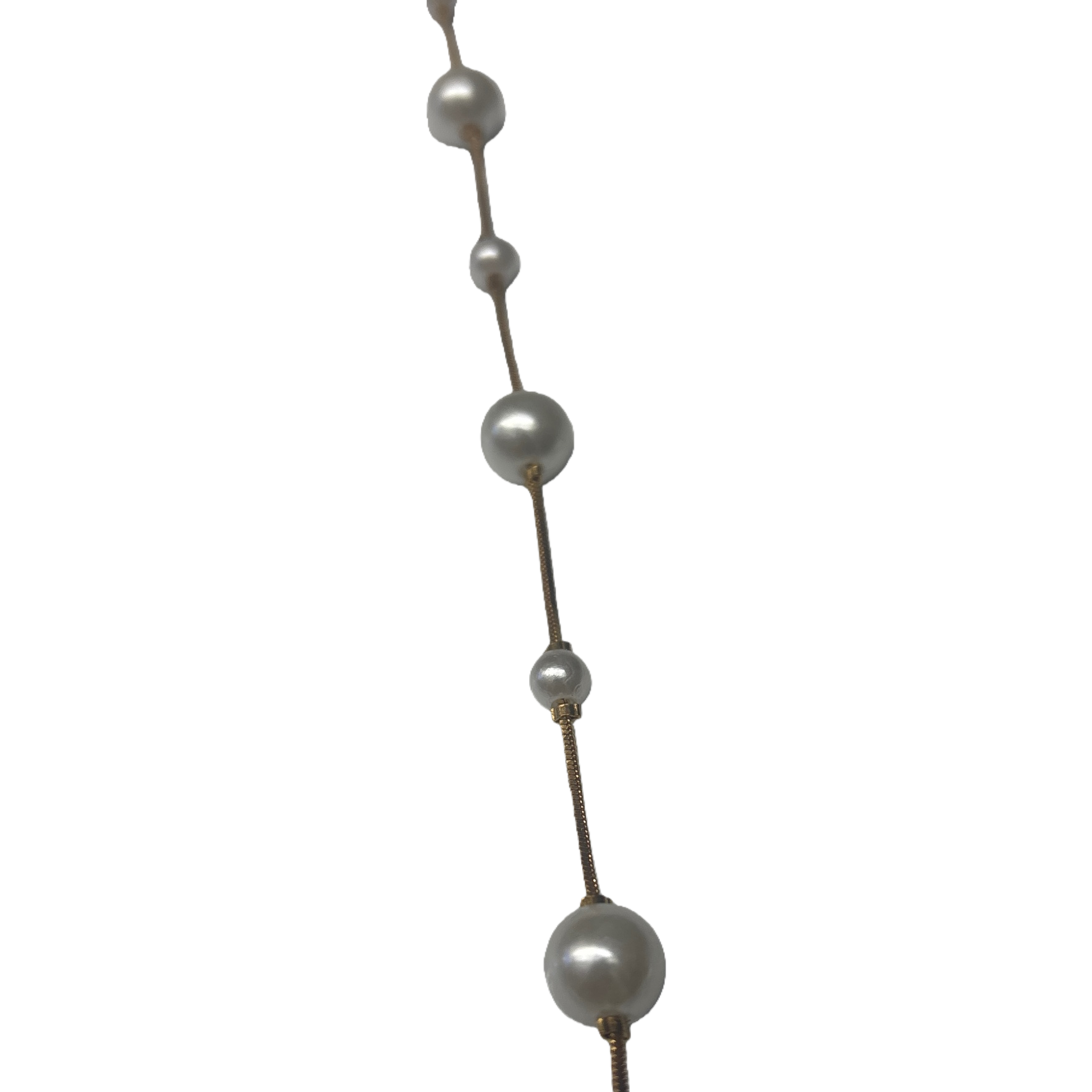 Ожерелье с жемчужиной на серебристой цепочке оптом из Китая — фотография 5