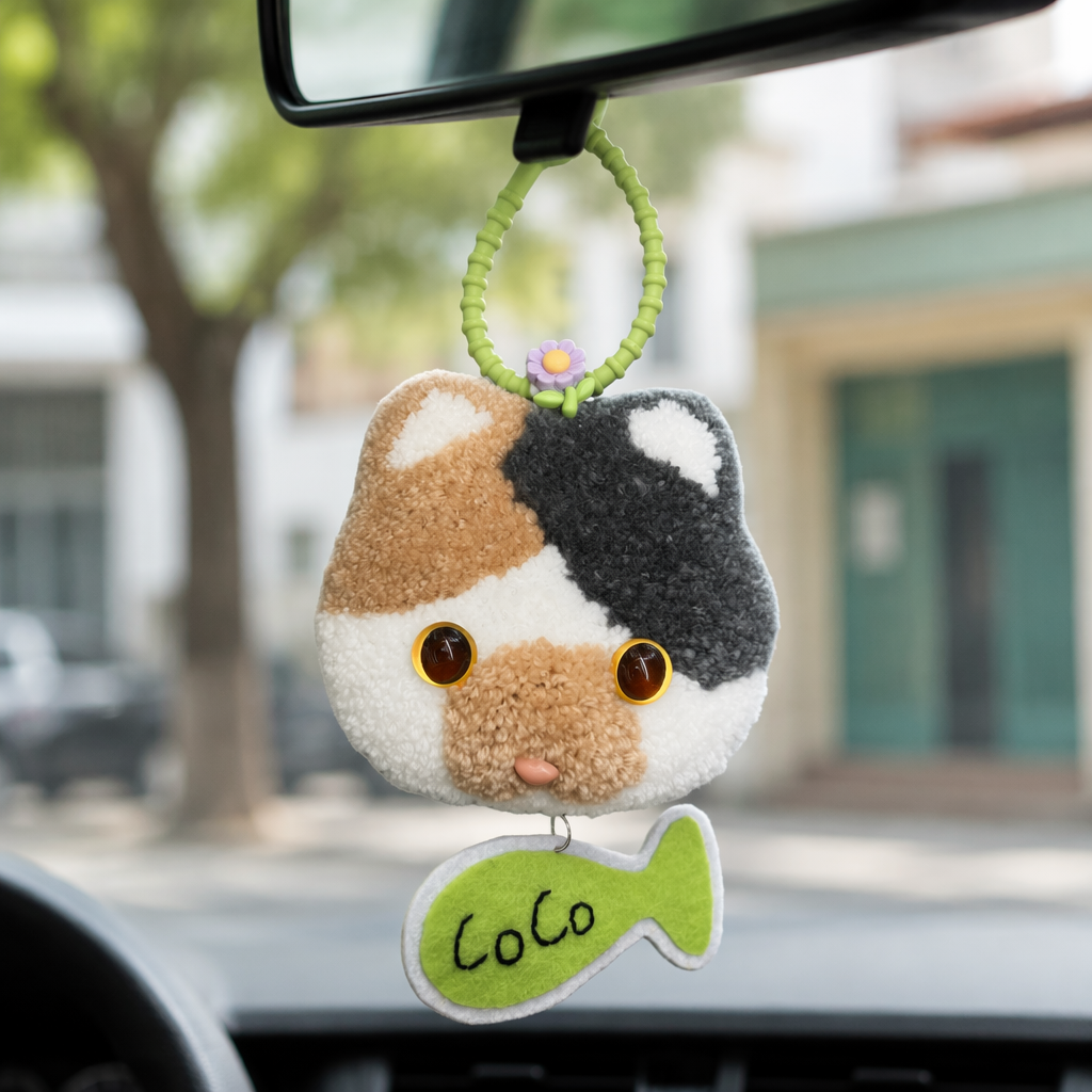 Брелок плюшевый котик оптом из Китая — фотография 2