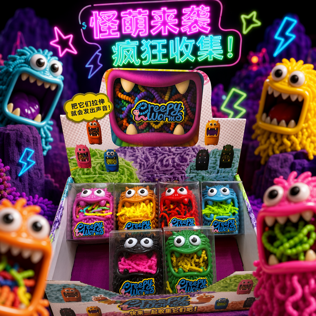 Игрушка плюшевая «Монстрик» разноцветная оптом из Китая — фотография 3