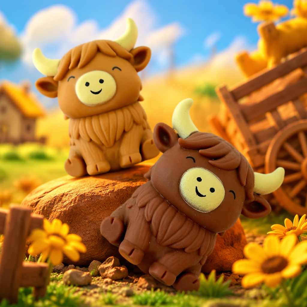 Ластик фигурный «Корова» для школы оптом из Китая — фотография 3