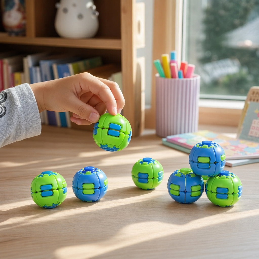 Игрушки-антистресс светящиеся шарики 24 шт оптом из Китая — фотография 2