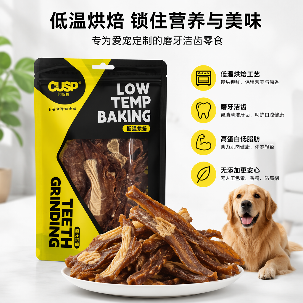 Лакомство для собак и кошек куриная соломка оптом из Китая — фотография поставщика