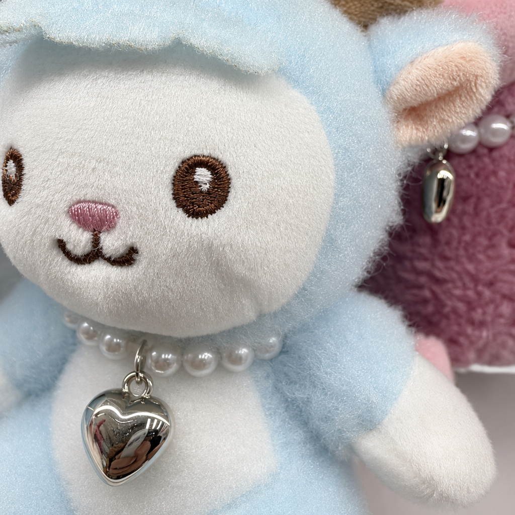 Игрушка мягкая «Овечка» голубая оптом из Китая — фотография 4