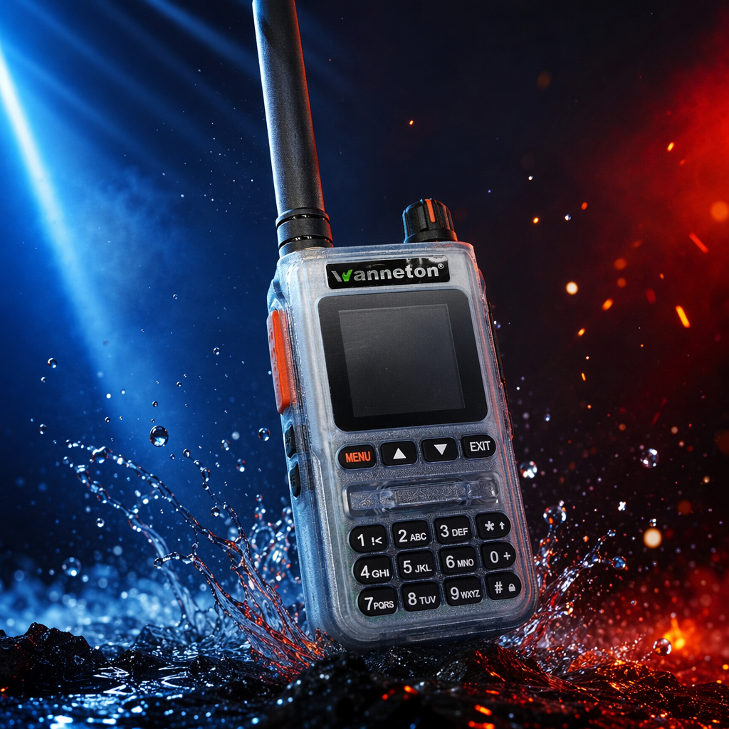 Рация в прозрачном корпусе UV-5F оптом из Китая — фотография 3