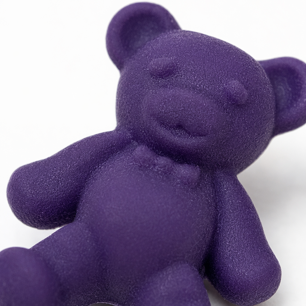 Игрушка мягкая мишка фиолетовый оптом из Китая — фотография 4